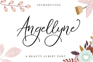 Angellyne Script Font for Elegant Handmade Labels