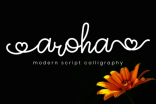 Aroha Script Font: Adding Handmade Charm to Your Products