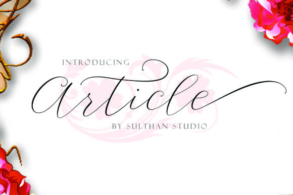 Article Script Font: Elevating Editorial Layouts