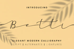 Betti Script Font for Modern Editorial Design