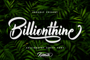 Billionthine Script Font: A Web Designer’s Layout Review