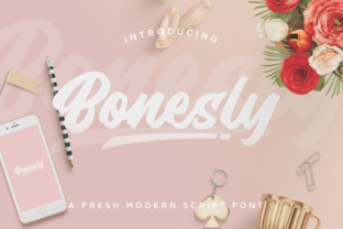 Bonesly Script Font: Adding Bouncy Curves to Web Layouts