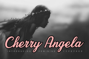 Cherry Angela Script Font for Sweet Campaign Visuals