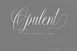 Elevate Your Brand with Opulent Script Font