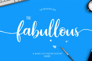 Fabullous Script Font: A Bold Handwritten Typeface for Branding