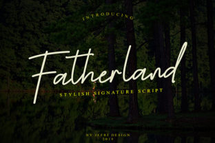Fatherland Script Font: Adding Warmth to Editorial Layouts