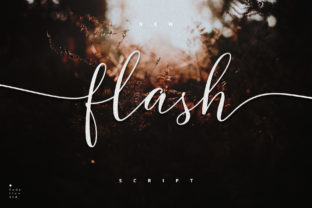 Flash Script Font: Bold Handwritten Style for Makers