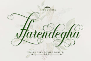 Harendegha Script Font for Handmade Labels