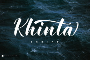 Khinta Script Font Review: Bold Handwritten Type for Branding