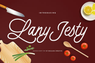 Lany Jesty Script Font for Handmade Products