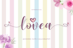 Lovea Script: A Cheerful Font for Editorial Design