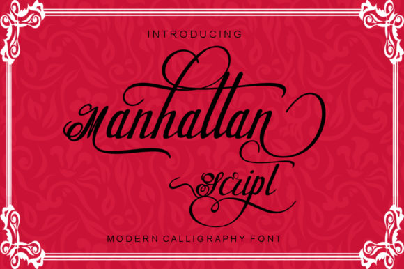 Manhattan Script: A Premium Font with Urban Elegance