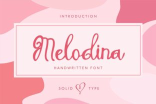 Melodina Script Font for Modern Web Design