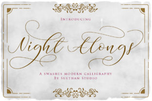 Night Alongs Script: A Unique Font for Editorial Design