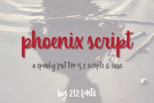 Phoenix Script Trio: A Handwritten Font for Editorial Design