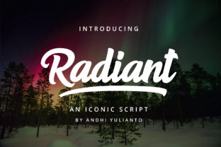 Radiant Script Font: A Vintage Typeface for Branding