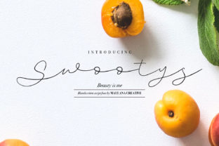 Swootys Script Font: A Modern Typeface for Editorial Design