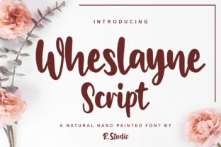 Wheslayne Script: A Charming Font for Craft and Design